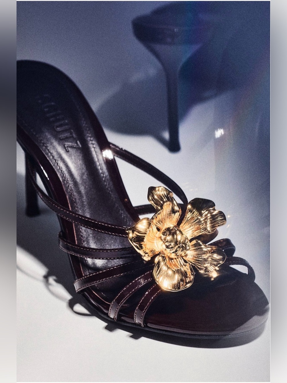 Schutz Flora Mule Heels Maplewood